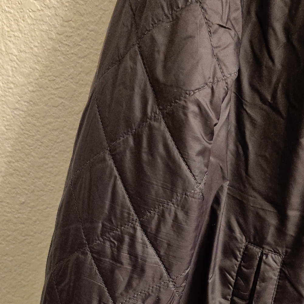 INSO Collection Black Quilted Bomber Jacket for Women B34 - Picture 10 of 13